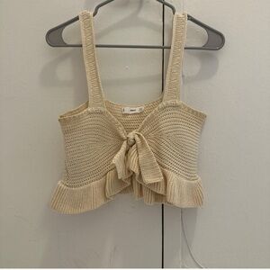 Ming Mango Size S cropped crochet tank!